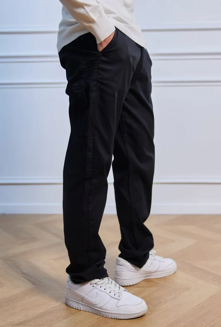Pantalon droit décontracté