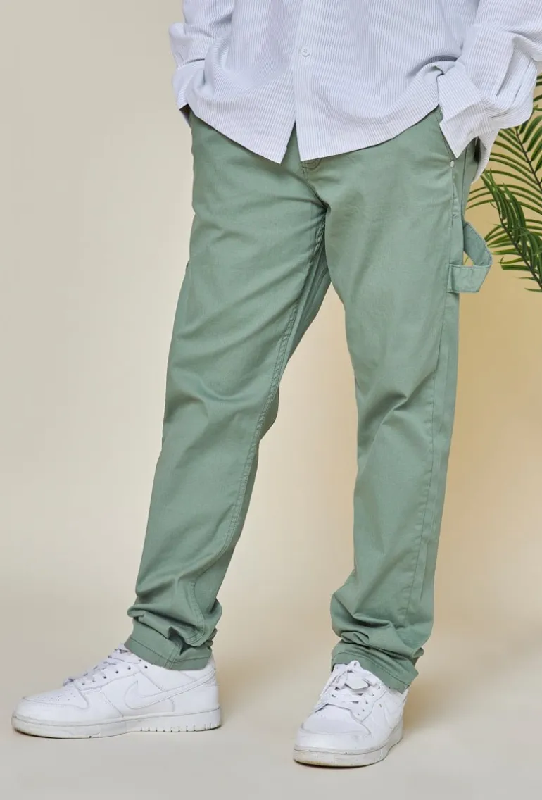 Pantalon droit décontracté