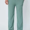 Pantalon effet lin