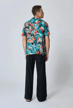 Pantalon effet lin