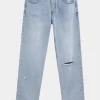 Pantalon en jean coupe droite