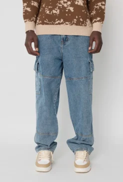 Pantalon en jean coupe droite