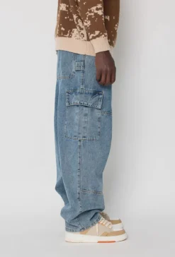 Pantalon en jean coupe droite