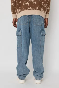Pantalon en jean coupe droite
