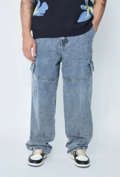 Pantalon en jean coupe droite