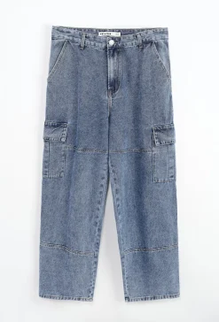 Pantalon en jean coupe droite