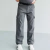 Pantalon en jean coupe large