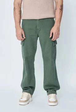 Pantalon en jean coupe large