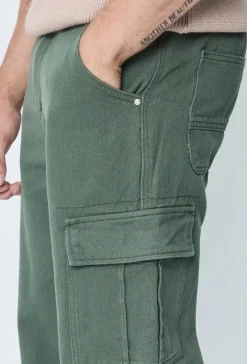 Pantalon en jean coupe large