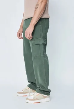 Pantalon en jean coupe large