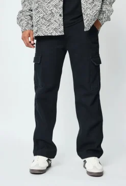 Pantalon en jean coupe large