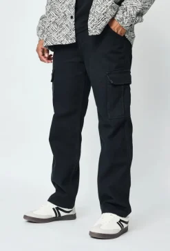Pantalon en jean coupe large