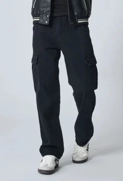 Pantalon en jean coupe large