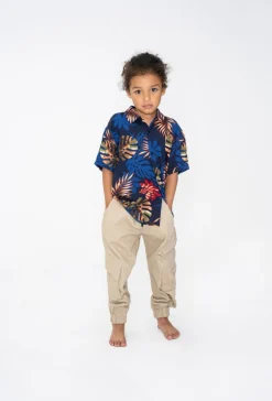 Pantalon enfant cargo jogger