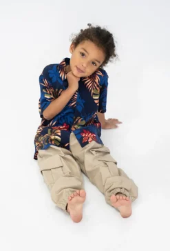 Pantalon enfant cargo jogger