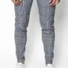 Pantalon habillé à carreaux