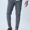 Pantalon habillé à carreaux