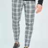 Pantalon habillé à carreaux