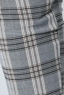 Pantalon habillé à carreaux