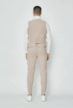 Pantalon habillé à carreaux