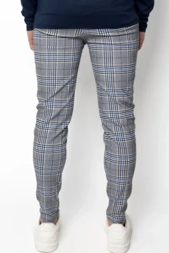 Pantalon habillé à carreaux