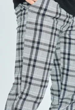 Pantalon habillé à carreaux