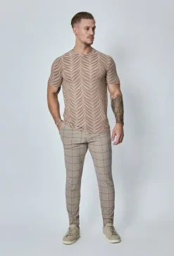 Pantalon habillé à carreaux