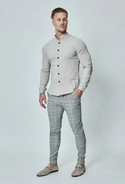 Pantalon habillé à carreaux