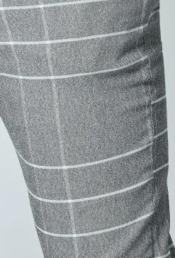 Pantalon habillé à carreaux