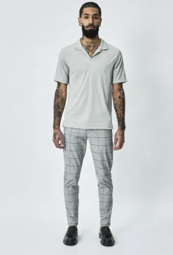 Pantalon habillé à carreaux