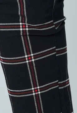 Pantalon habillé à carreaux