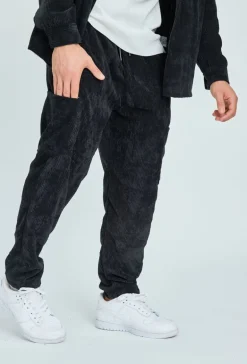 Pantalon jogger cargo cotelé