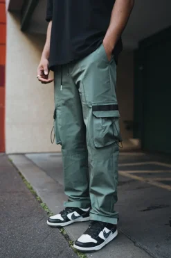 Pantalon jogger cargo en toile