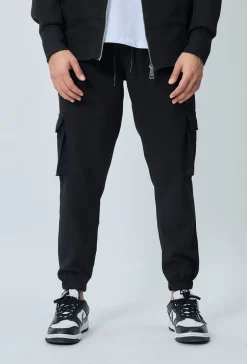 Pantalon jogger cargo toile