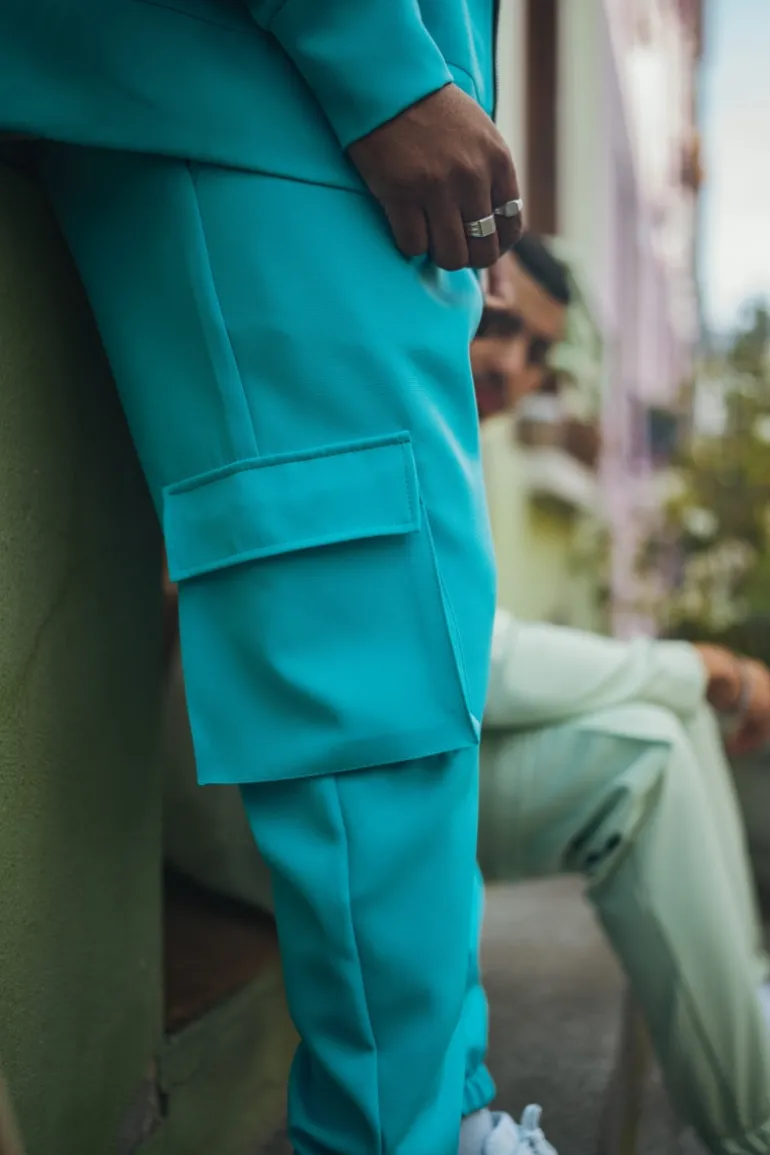Pantalon jogger cargo toile