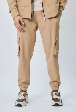 Pantalon jogger cargo toile
