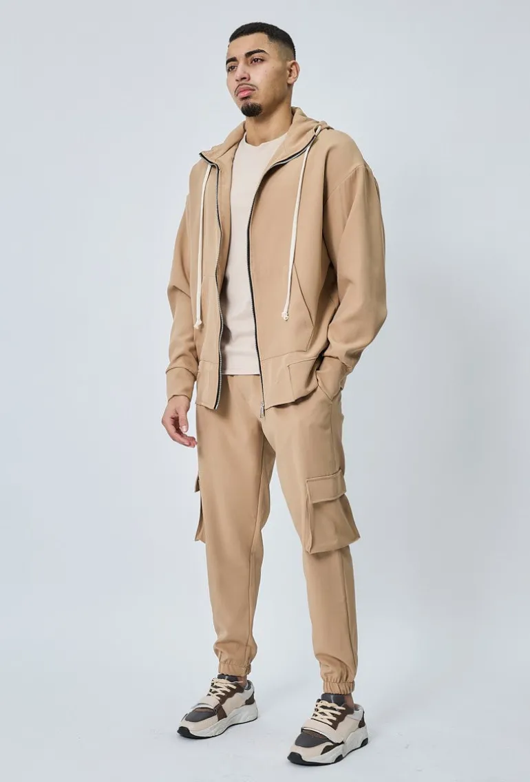 Pantalon jogger cargo toile
