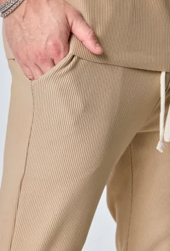 Pantalon jogger cotelé