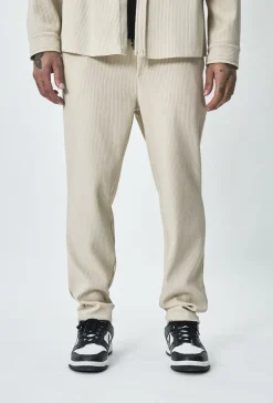 Pantalon jogger cotelé