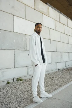 Pantalon jogger cotelé