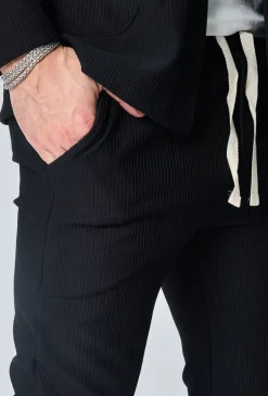 Pantalon jogger cotelé