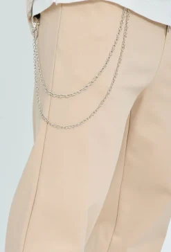 Pantalon jogger habillé avec chaine