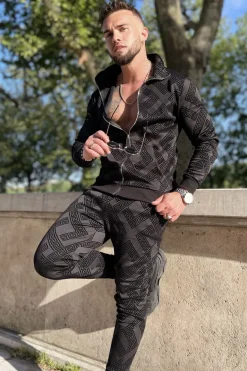 Pantalon jogger monogram