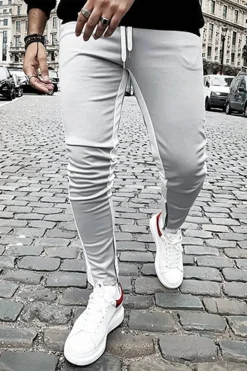 Pantalon jogging à bandes