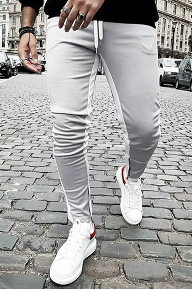 Pantalon jogging à bandes