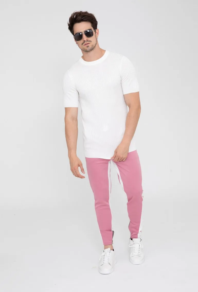 Pantalon jogging à bandes