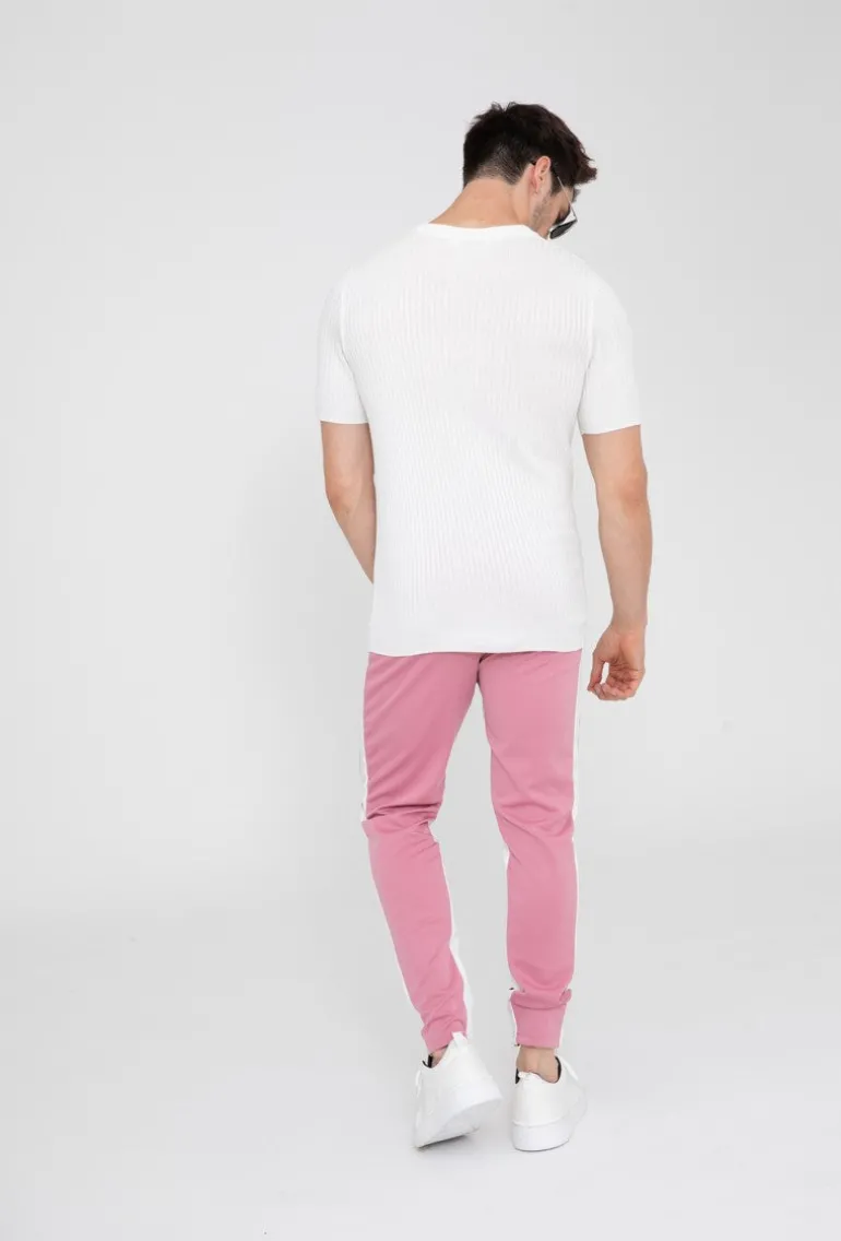 Pantalon jogging à bandes