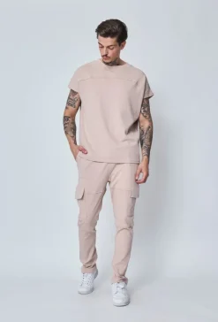 Pantalon jogging cargo