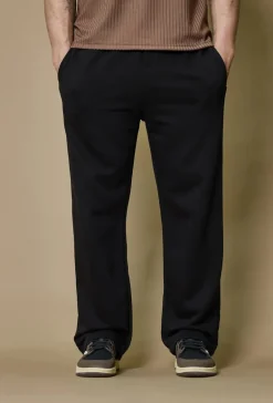 Pantalon jogging uni ample décontracté et confortable