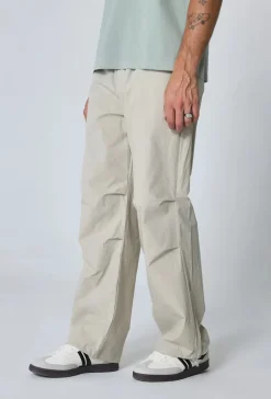 Pantalon parachute ajustable à la taille et aux cheville
